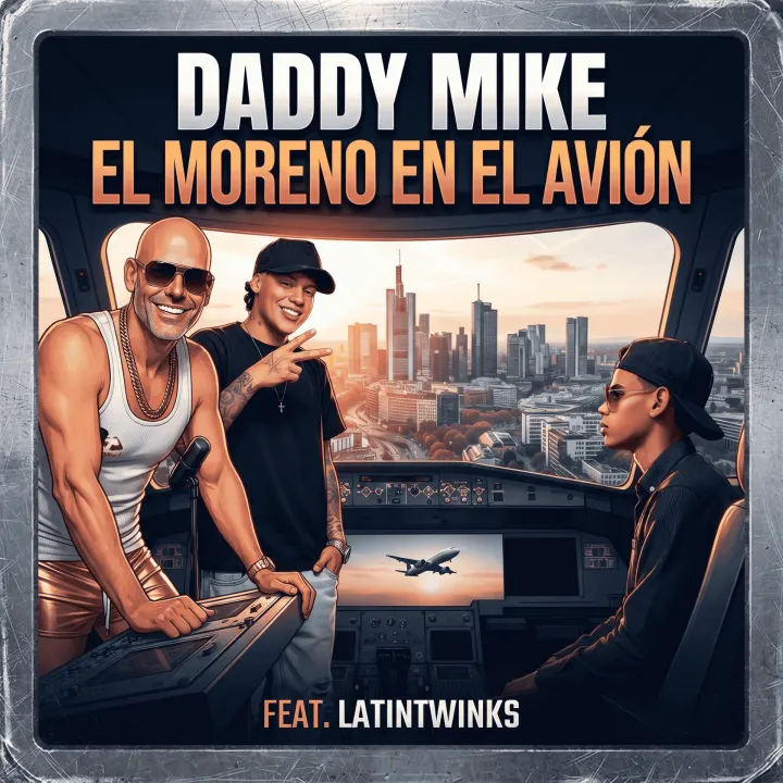 Cover artwork for EL MORENO EN EL AVION (feat. LATINTWINKS)